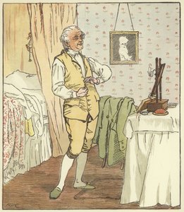 Een Elegie Over De Dood Van Een Gekke Hond door Randolph Caldecott