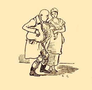 John Gilpin arriveert, zonder hoed en pruik, 1878, ca. 1918