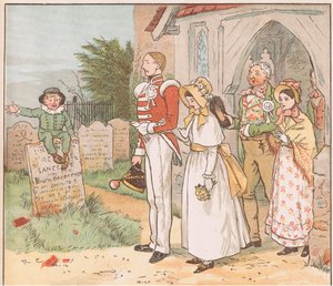 Oh! Veracht nooit de soldaat, ook al is zijn positie laag door Randolph Caldecott