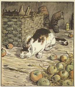 Het Huis dat Jack Bouwde (kleur litho) door Randolph Caldecott