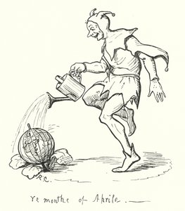 De maand april door Randolph Caldecott