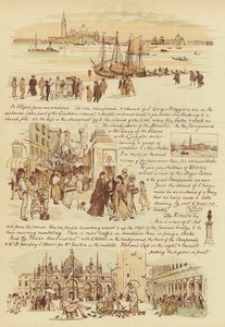 Aan onze vrienden die nog nooit in Venetië zijn geweest (chromolitho)