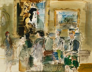 In de National Gallery, Edinburgh; Dans la Galerie Nationale, Edimbourg