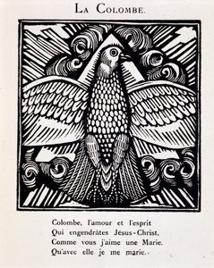 De duif - in "Le Bestiaire ou cortège d