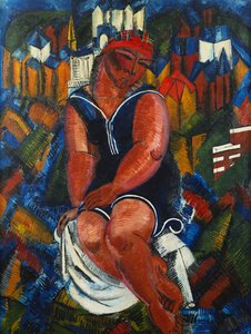 Grote baadster; Le Grande Baigneuse door Raoul Dufy