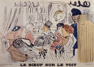 Le Boeuf sur le Toit, illustratie uit het eerste nummer van 
