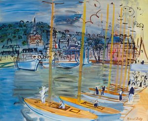 Het bekken van Deauville door Raoul Dufy