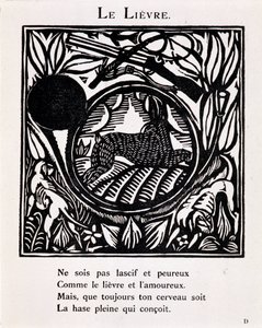 De haas - in "Le Bestiaire ou cortège d