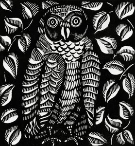 Uil, voor het gedicht Le hibou, uit Le Bestiaire ou Cortege d