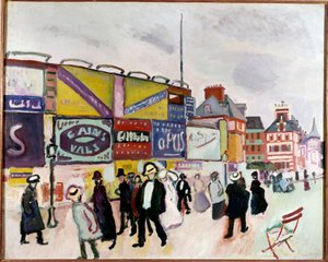 Posters in Trouville door Raoul Dufy