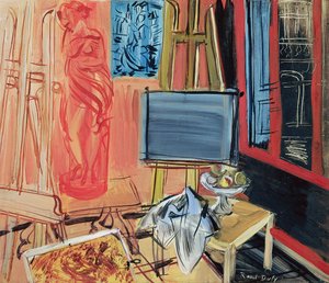 Stilleven (olieverf op doek) door Raoul Dufy