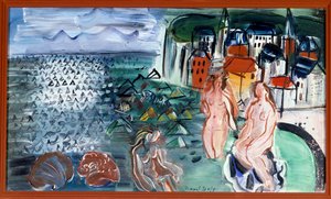 De baai van Sainte-Adresse (Sainte-Adresse), 20e eeuw (olieverf op doek) door Raoul Dufy