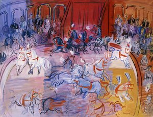 De grote tent, c.1935 (olieverf op doek) door Raoul Dufy