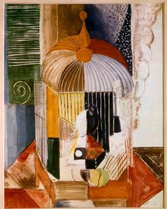 De vogelkooi, 20e eeuw (olieverf op doek) door Raoul Dufy