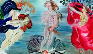 De geboorte van Venus, ca.1940 (olieverf op paneel)