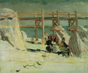 De golfbreker bij Sainte-Adresse