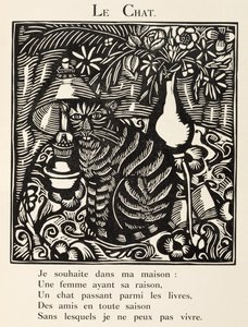De kat, illustratie uit 