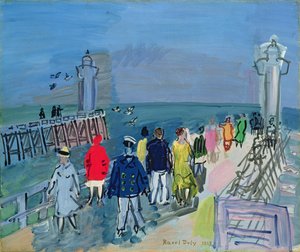 De steiger bij Trouville