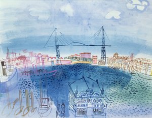 De oude haven van Marseille door Raoul Dufy
