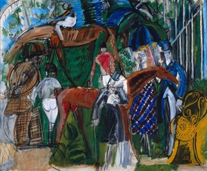 De paddock door Raoul Dufy