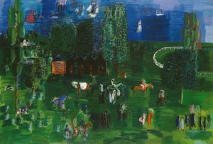 De Paddock; De Paddock door Raoul Dufy