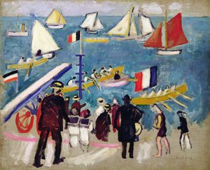 De Regatta door Raoul Dufy