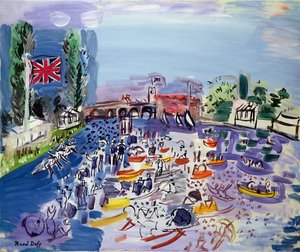De regatta van Henley, ca 1930