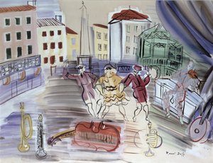 De drie maskers door Raoul Dufy