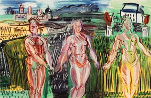 Het water van de Seine door Raoul Dufy