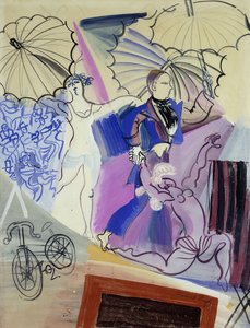 Koorddansers; Les Equilibristes door Raoul Dufy