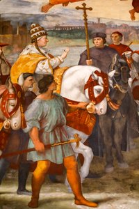 Ontmoeting tussen St. Leo de Grote en Attila door Raphael