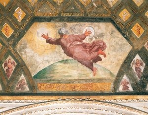 De Schepping van de Zon en de Maan door Raphael