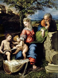 De Heilige Familie van de eik door Raphael
