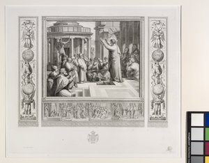 St. Paulus predikt op de Areopagus door Raphael (1483 1520) (after)