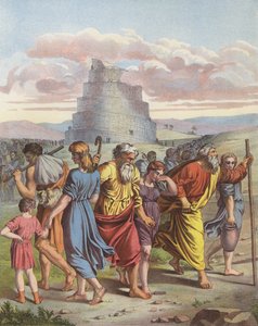 De toren van Babel door after Raphael