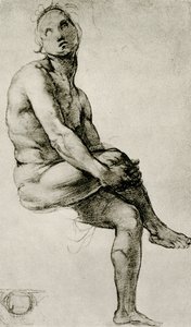 Adam door Raffaello Sanzio Raphael