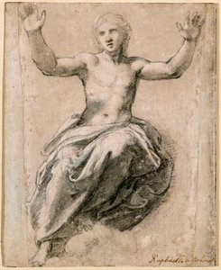 Christus in Glorie door Raphael