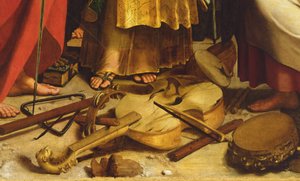 St. Cecilia omringd door St. Paulus, St. Johannes de Evangelist, St. Augustinus en Maria Magdalena door Raphael