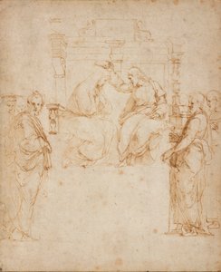 De kroning van de Maagd, begin 16e eeuw door Raphael