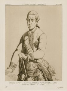 Baron Gideon von Laudon, Oostenrijkse generaal, circa 1790