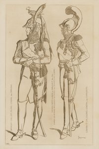 Kostuums bij de poorten naar de kroning van Napoleon I door Raphael Jacquemin