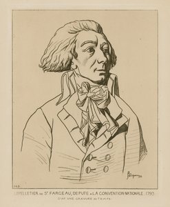 Louis-Michel le Peletier, afgevaardigde van de Nationale Conventie, 1793