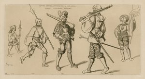 Mannen in wapenrusting, begin 16e eeuw