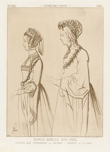 Adellijke vrouwen, 1510-1520 door Raphael Jacquemin