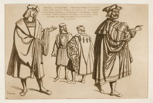 Edelmannen van Frankrijk en Italië aan het begin van de 16e eeuw