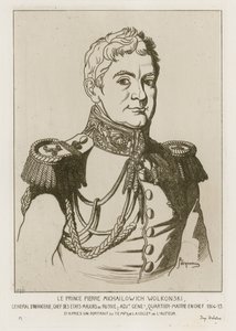 Prins Pierre Michailowich Wolkonski door Raphael Jacquemin