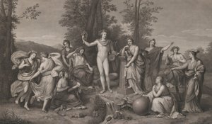 Apollo en de Muzen op Parnassus, 1784