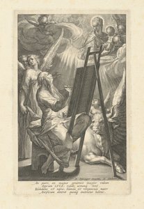 Sint Lucas Schildert de Maagd, 1580s