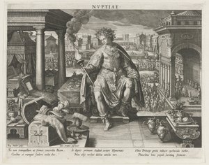 Nuptiae als personificatie van het huwelijk
