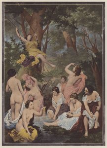 De baders door Raymond Quinsac (after) Monvoisin